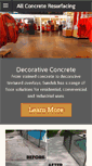 Mobile Screenshot of allconcreteresurfacing.com