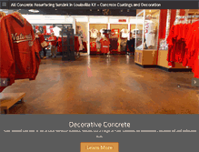 Tablet Screenshot of allconcreteresurfacing.com